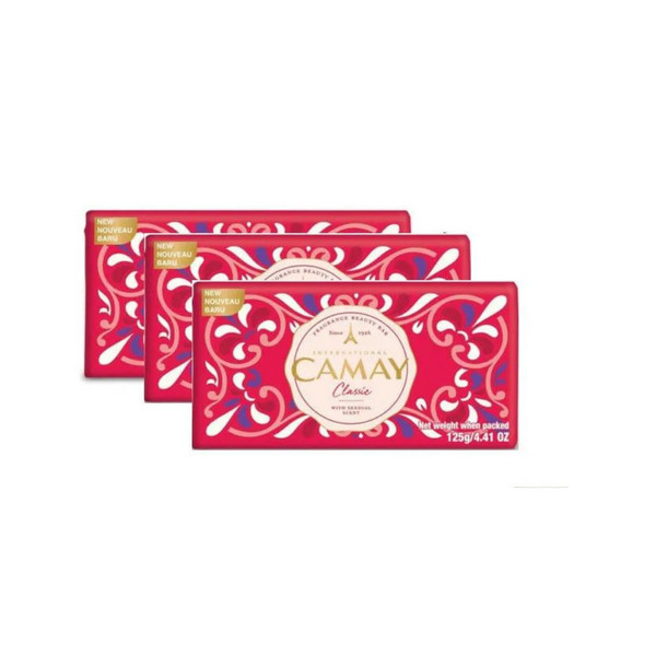 International Camay Classic Fragrance Soap, 3ct. 13.2oz