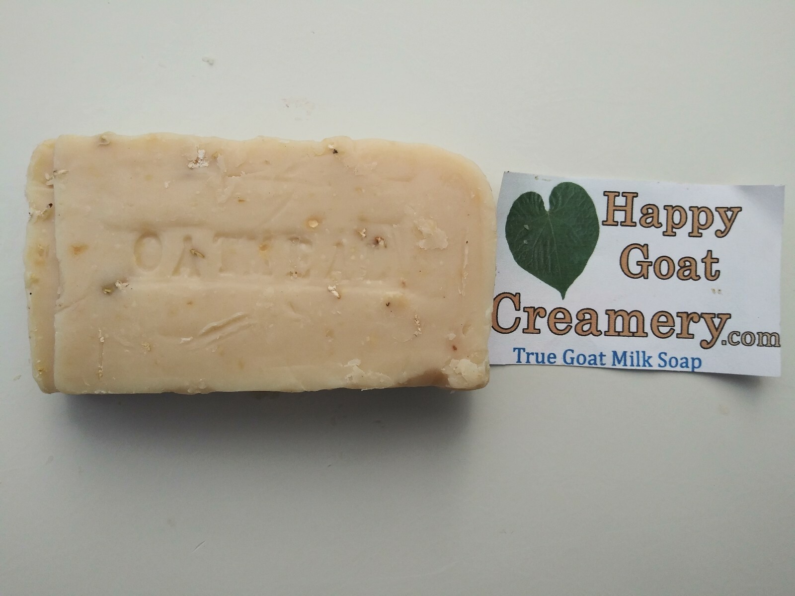5 BARS CINNAMON OATMEAL HONEY GOAT MILK SOAP HAPPY GOAT CREAMERY CHEAP BEST
