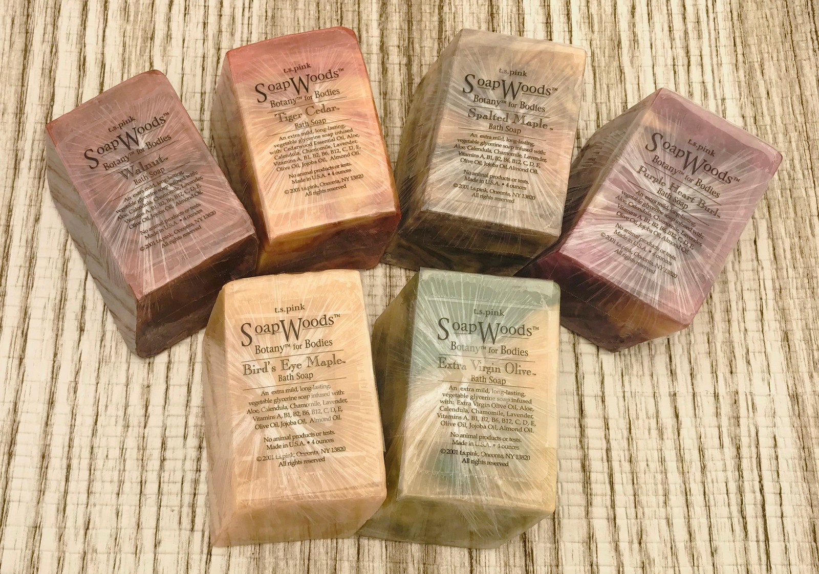 Soap Woods by T.S. Pink (SoapRocks®) Exotic Wood Look Decorative Men’s Soap Bar