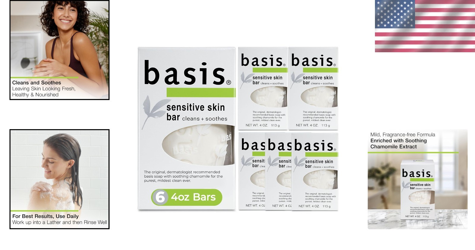 Organic Aloe Vera and Chamomile Bar Soap – Fragrance-Free for Sensitive Skin