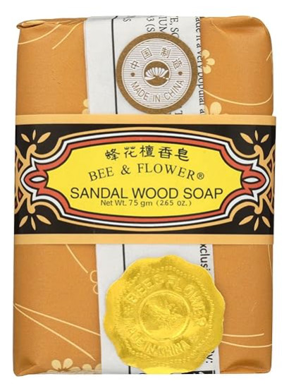 Bee & Flower – Chinese Sandalwood Soap 2.65oz -12 Pack