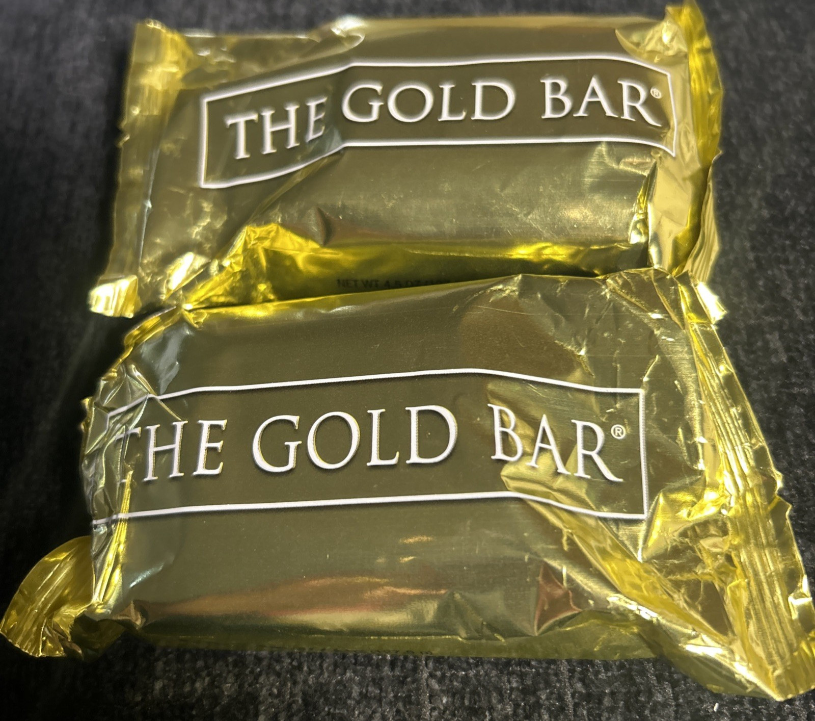 NEW 2 COUNT The Gold Bar Natural Bath Soap 2 4.5 oz Bars