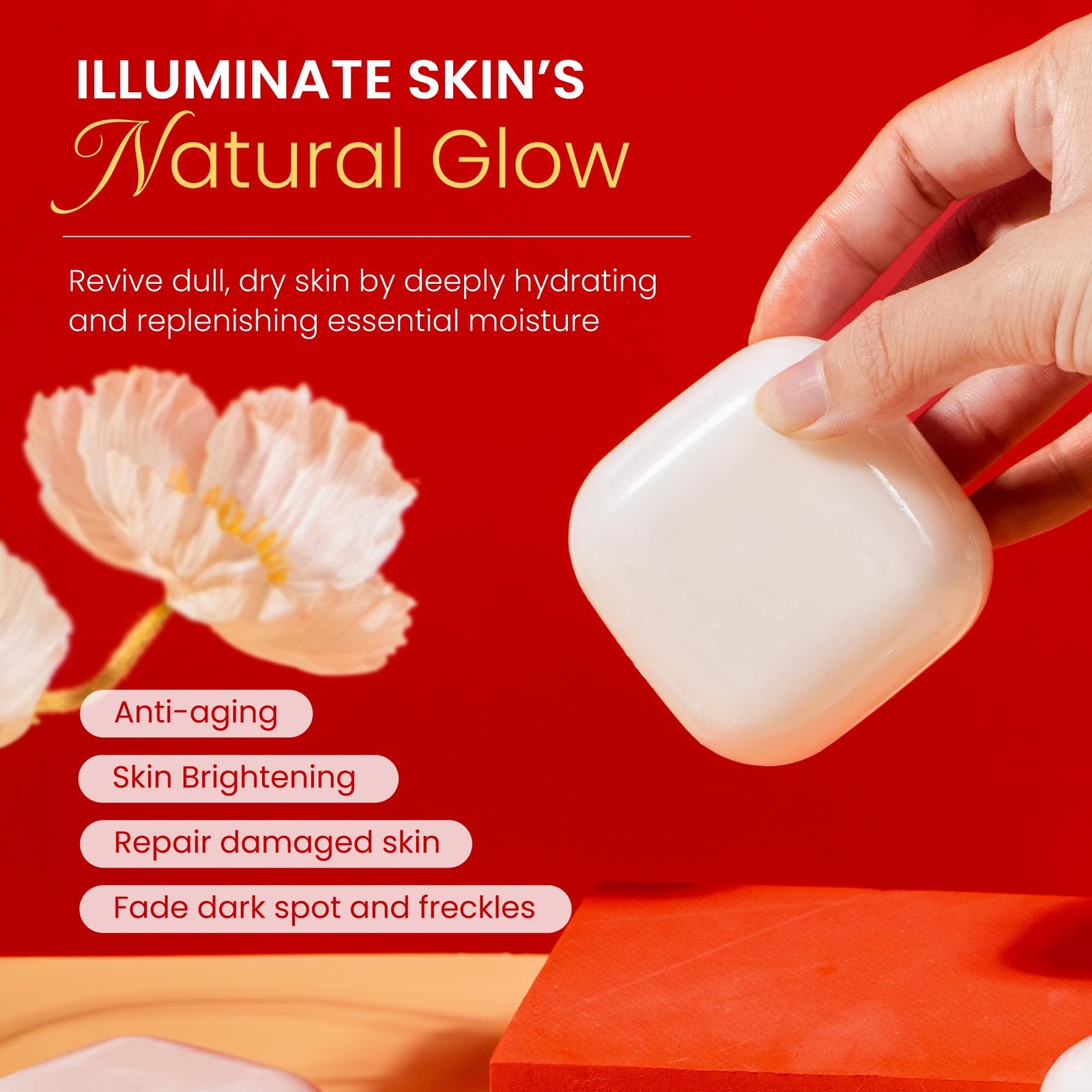 Koji White Kojic Acid & Glutathione Skin Brightening Soap for Body & Face
