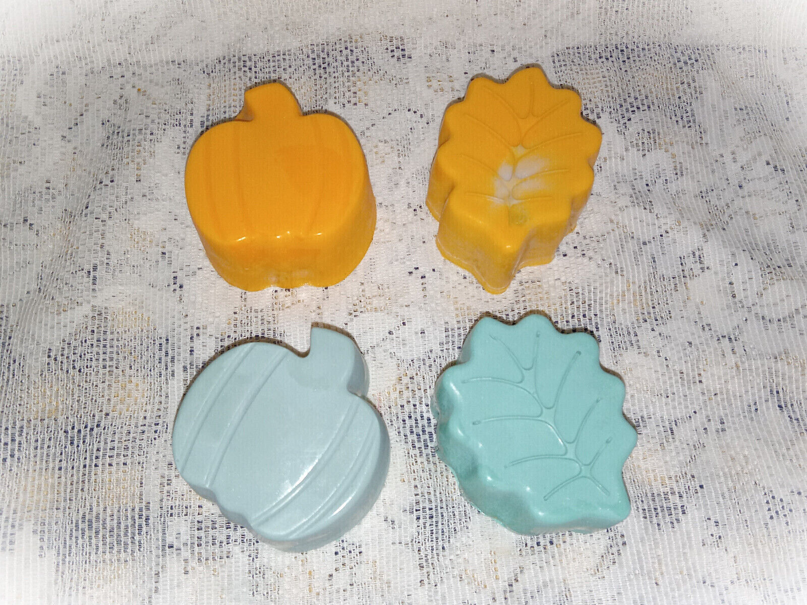 Pumpkin n Oak leaf Soap set, choice of soap type, scent, FREE ship, 180+ scents