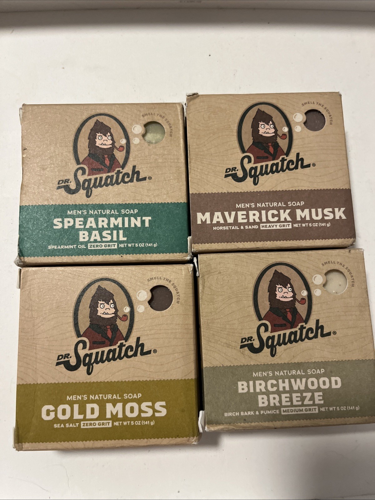 lot of 4 Dr. Squatch View Photos For Scents 5oz each