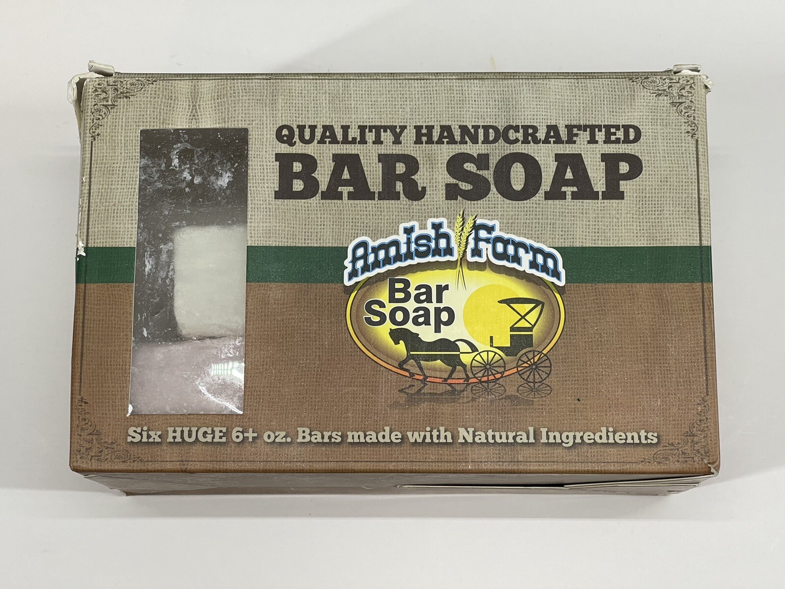 Amish Farms Quality Handmade World’s Best Bar Soap 5 bars 6oz Huge Variety Pkg