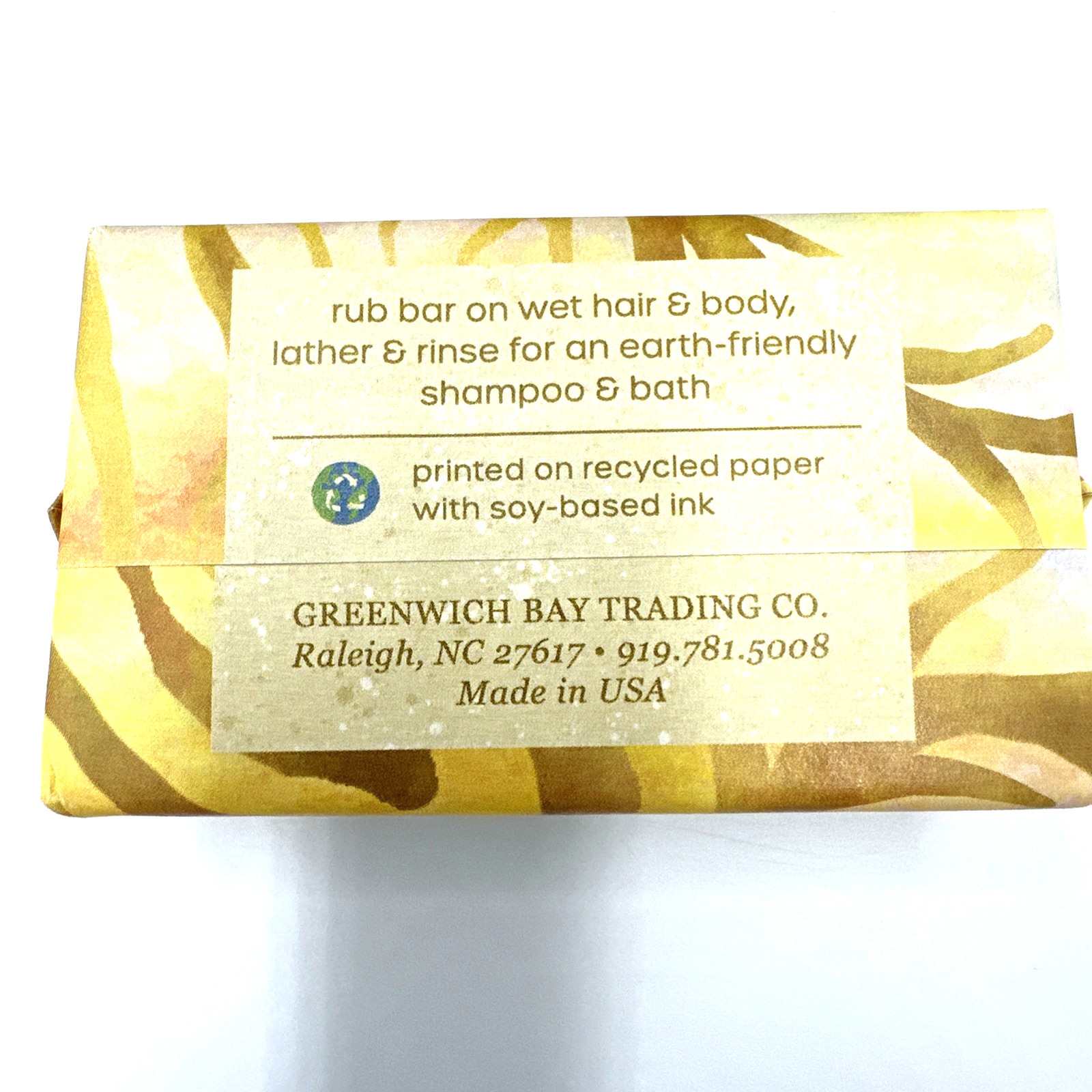 Greenwich Bay Sandalwood Shampoo & Body Bar Lot Of 5 (4.2oz Each) 3.5 x 2 x 1 In