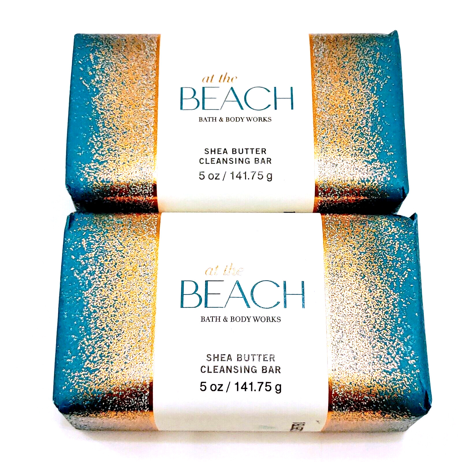 2-Pack Bath & Body Works AT THE BEACH Cleansing Bar 5 oz NEW SHEA