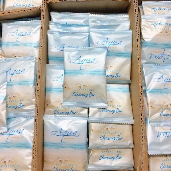 Aqua Organics Refreshing Cleansing Soap in Lots of 100 Bars