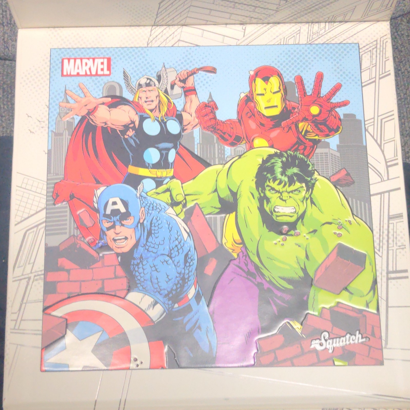 Dr. Squatch Marvel Ltd. Edition Men’s All Natural Soap 4 Bar Set 5 oz Each