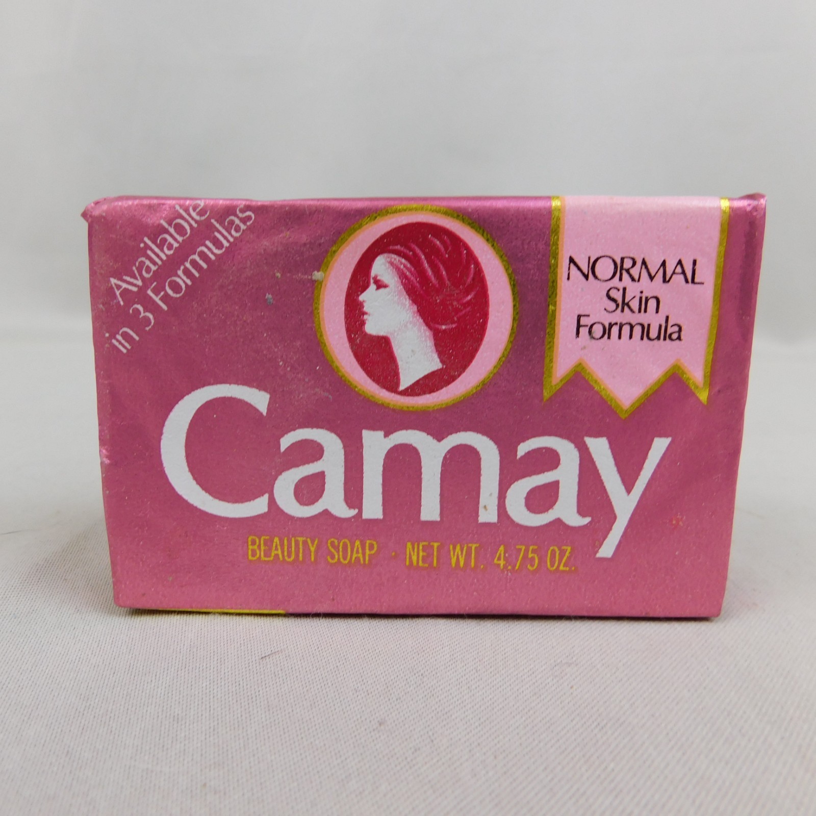 Vintage NOS Camay Beauty Soap Normal Skin 4.75 Bath Size Pink Package #A294