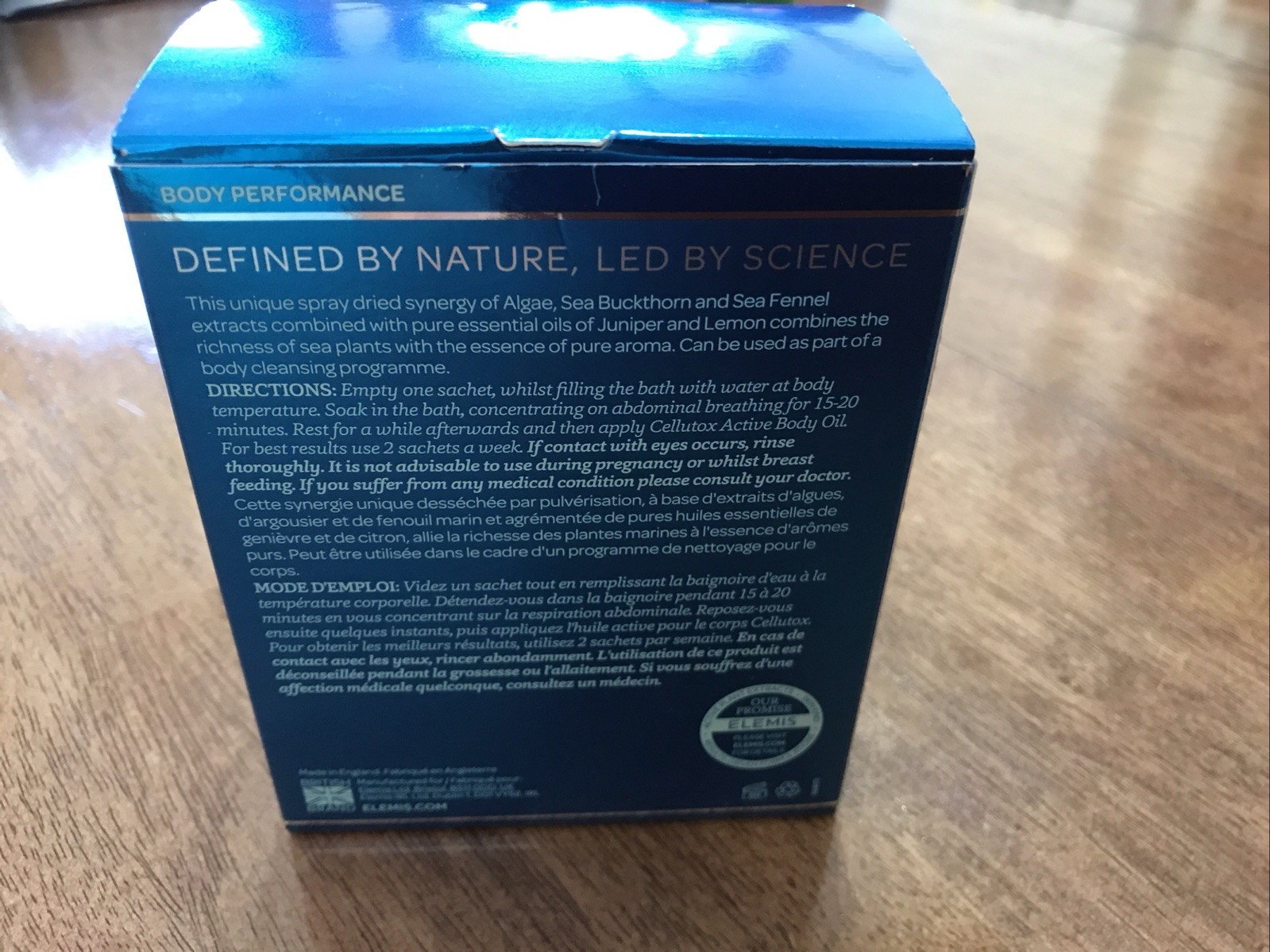 Elemis Cellutox Herbal Bath Synergy Cellulite 300 g / 10.6 oz Exprtn 08/2028 Box