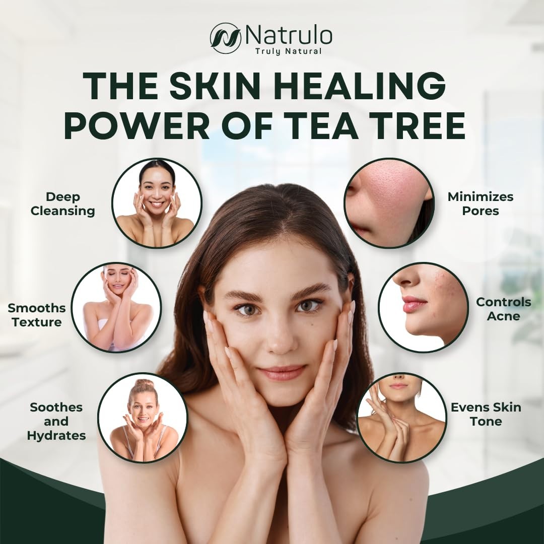 Tea Tree Soap – Natural Defense Tea Tree Oil Soap Bar for Face & Body 5oz