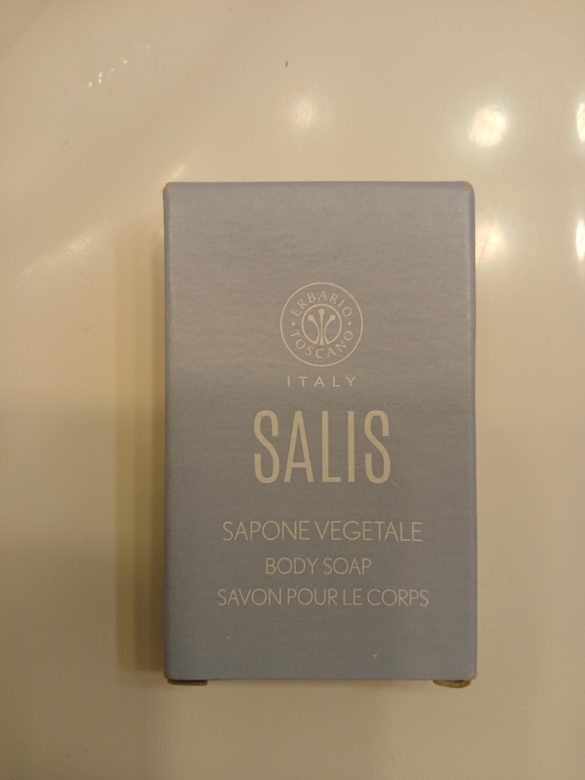 ERBARIO TOSCANO SALIS Italy Sapone Vegetale Body Soap New 1.26 Oz (Small/mini)