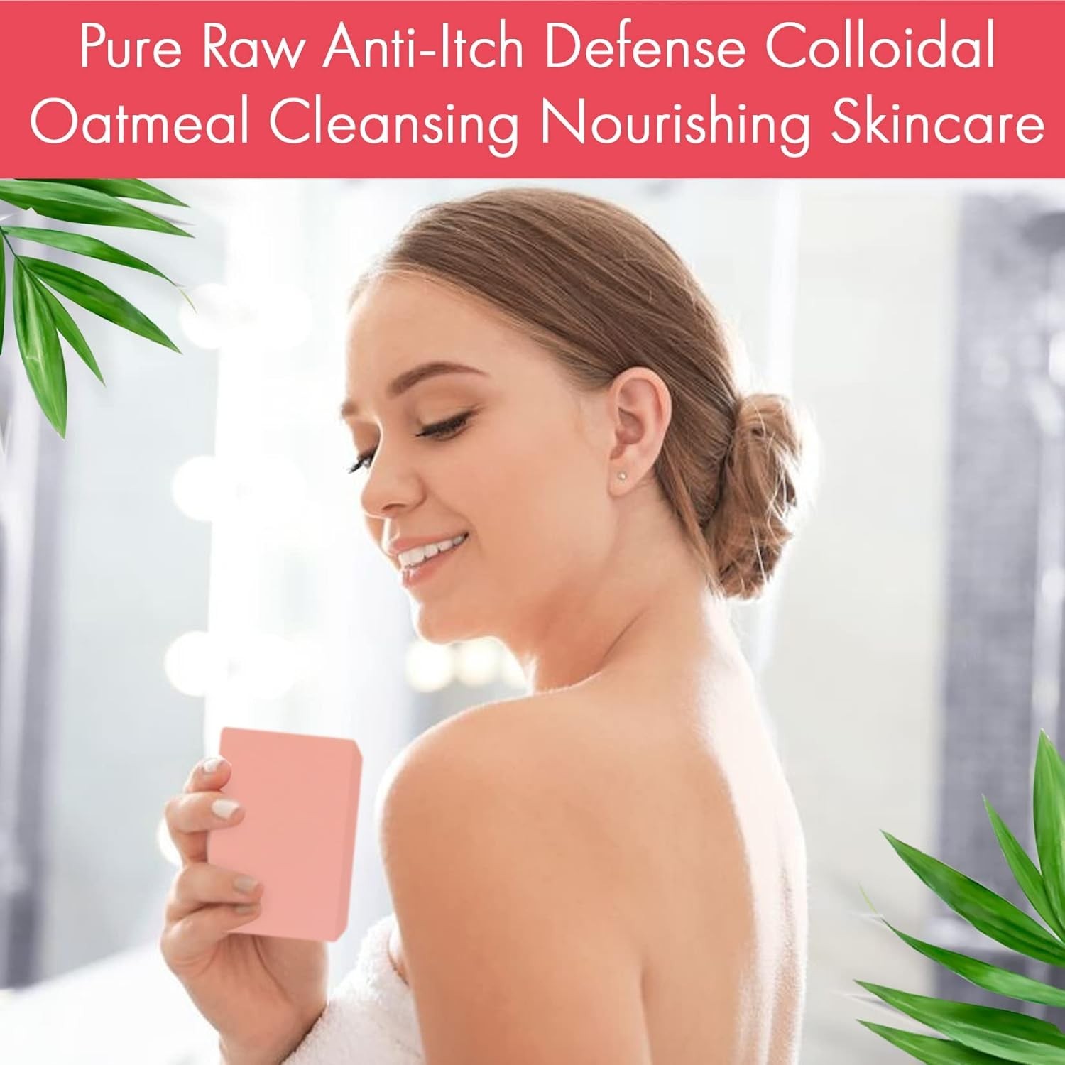 Natural Fast Acting Itch Relief Soap Bar – Calming Calamine Soap for Itchy Sk…