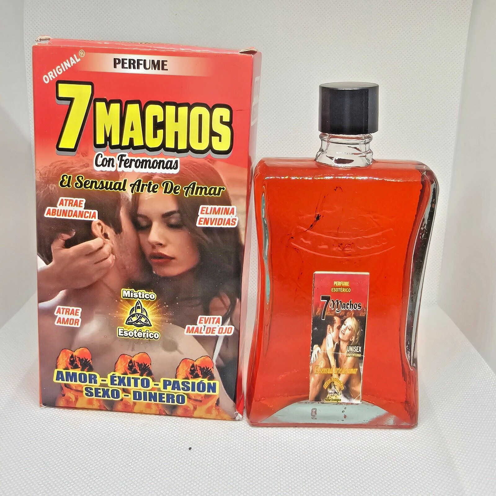 7 MACHOS PERFUME ATRAE AL SER AMADO DOMINA EXITO DINERO ALEJA MALAS ENERGIAS 1PC