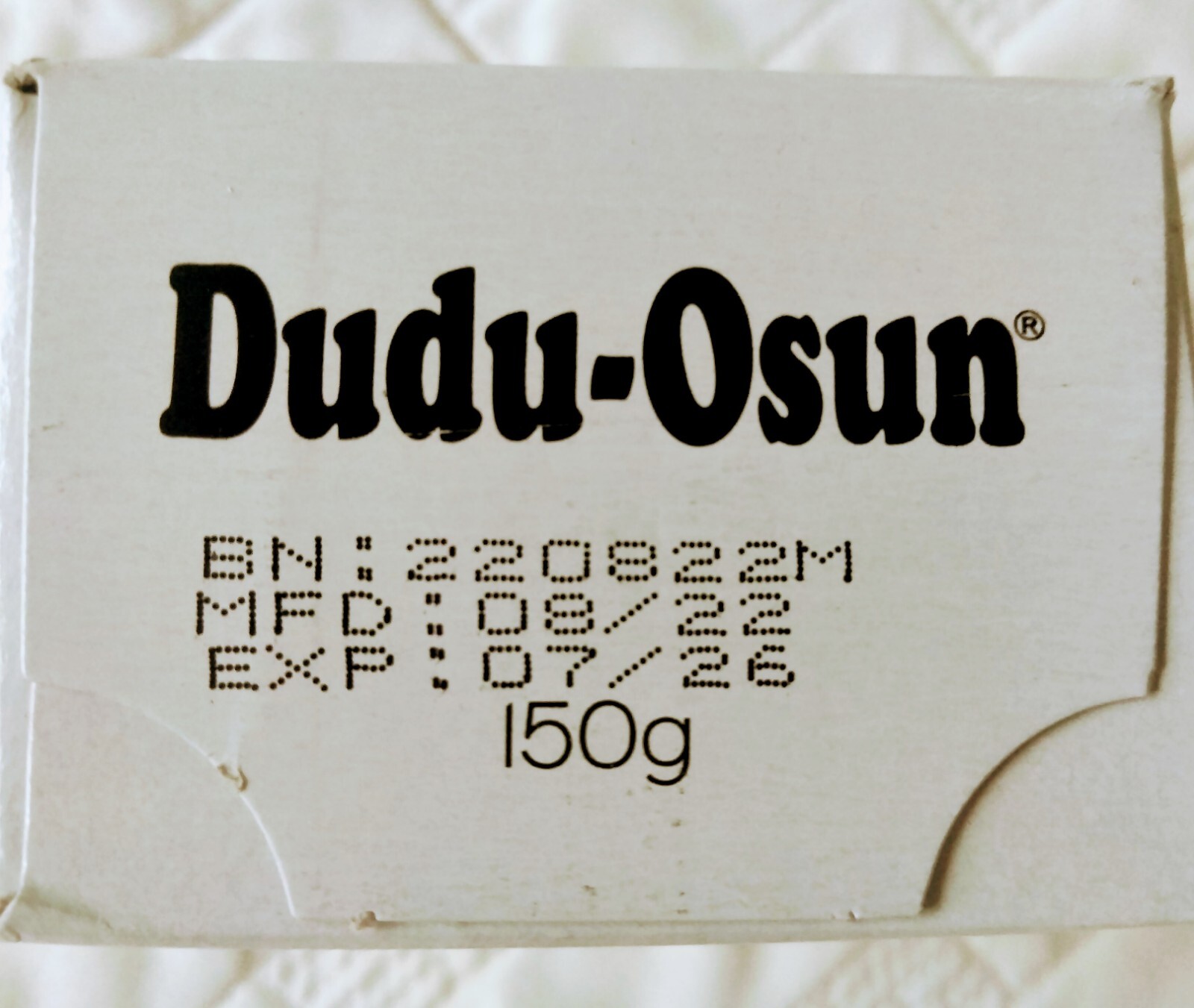 Dudu-Osun African Black Soap Raw Bar Body Face Wash Fresh Fragrance