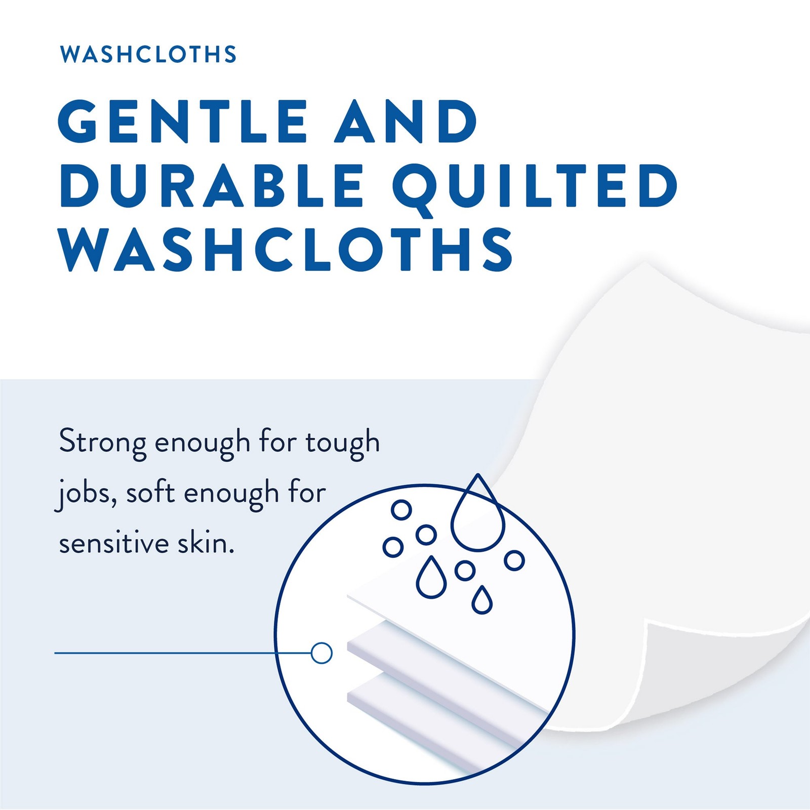 Prevail Adult Wipe or Washcloth 8 x 12″ 6 Pack 576 Wipes