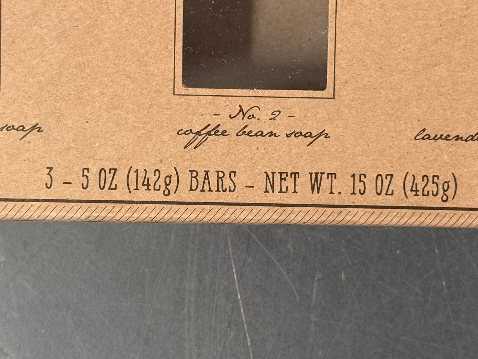 4 SETS Trader Joe’s Hand Crafted Charcoal, Coffee Bean Lavender Bar Soap 069042
