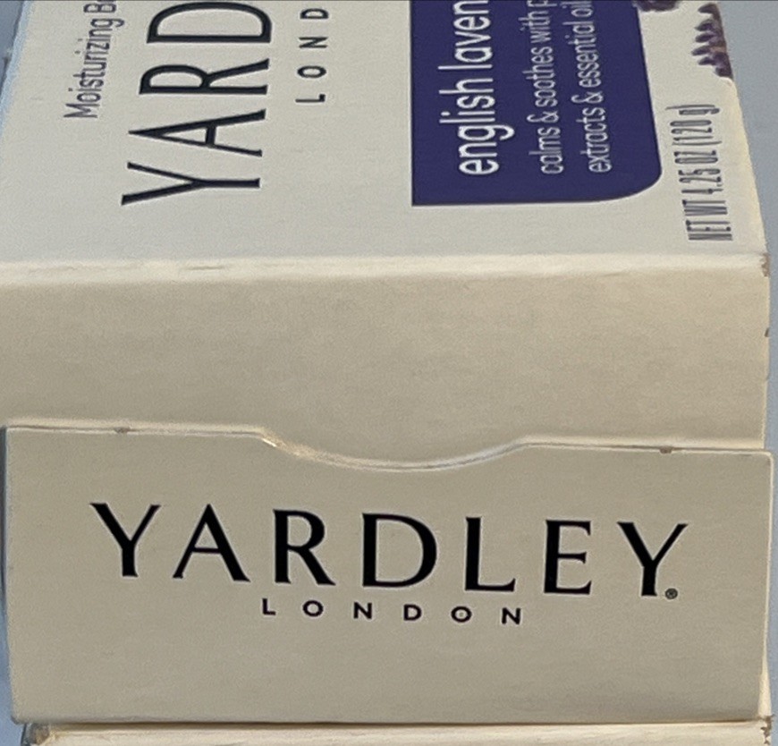 Lot of 4 Bars Yardley of London Soap English Lavender Bar 4.25 oz.