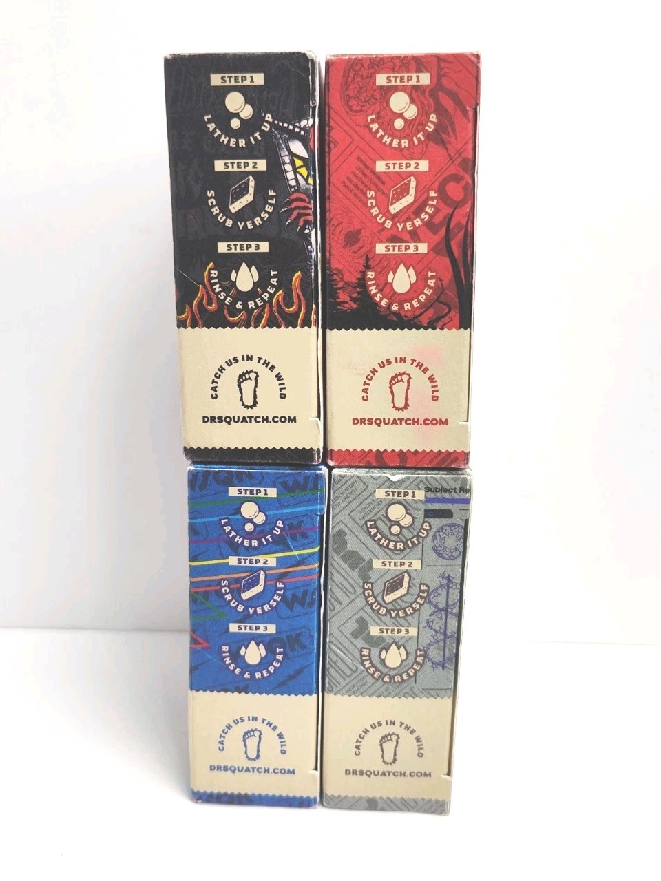 Stranger Things x Dr. Squatch Men’s Soap 4 Pack FULL SET