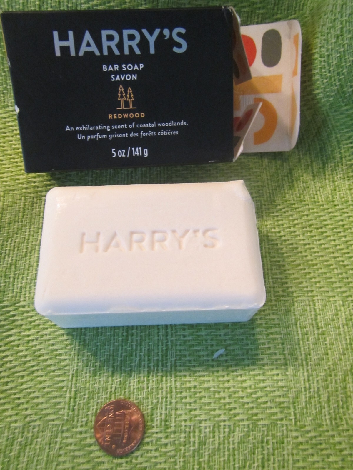 NEW HARRY’S REDWOOD MEN BAR SOAP THE BALANCE CLEAN PALM OIL&RICH LATHER 5oz/141g