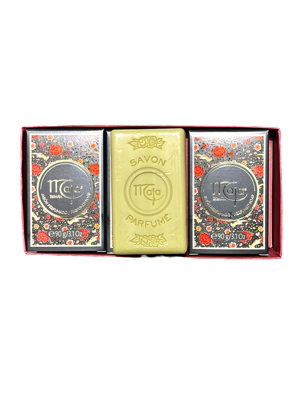 Maja Rectangular Soap 3-Pk 3.1 oz each soap