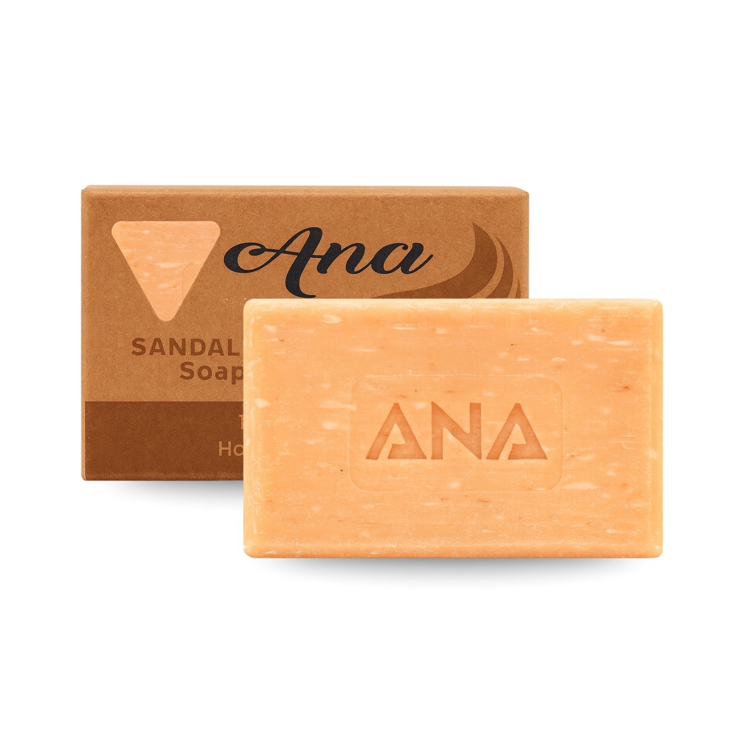 100% Natural Ingredients Handmade Sandal Soap for Body and Face Wash Daily Use