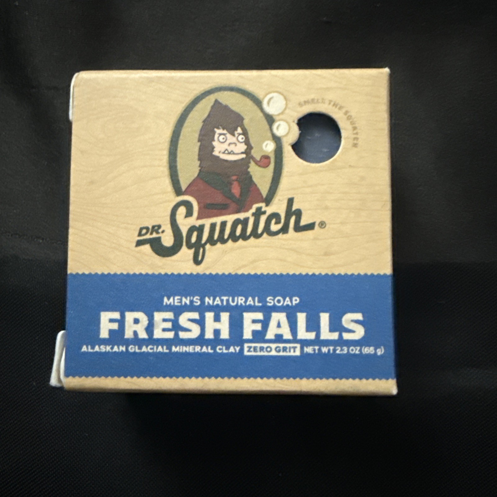 Dr. Squatch MEN’S NATURAL Bar Soap FRESH FALLS Scent 5 oz