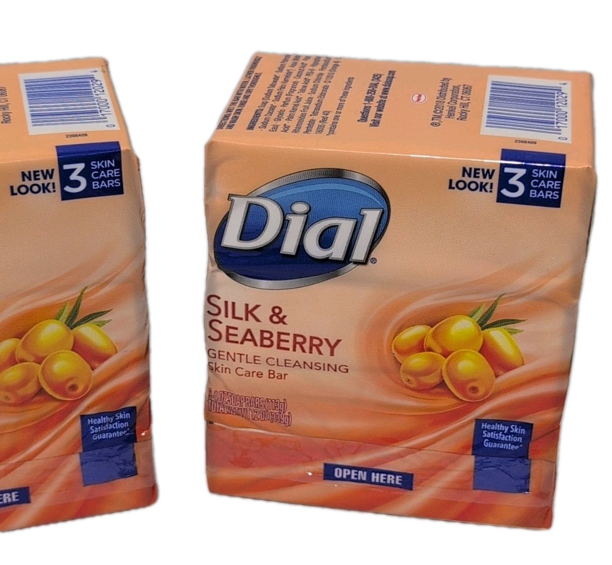 Dial Silk Seaberry Bar Soap 6 Bars 4oz ea Gentle Cleansing Skin Care HTF Rare