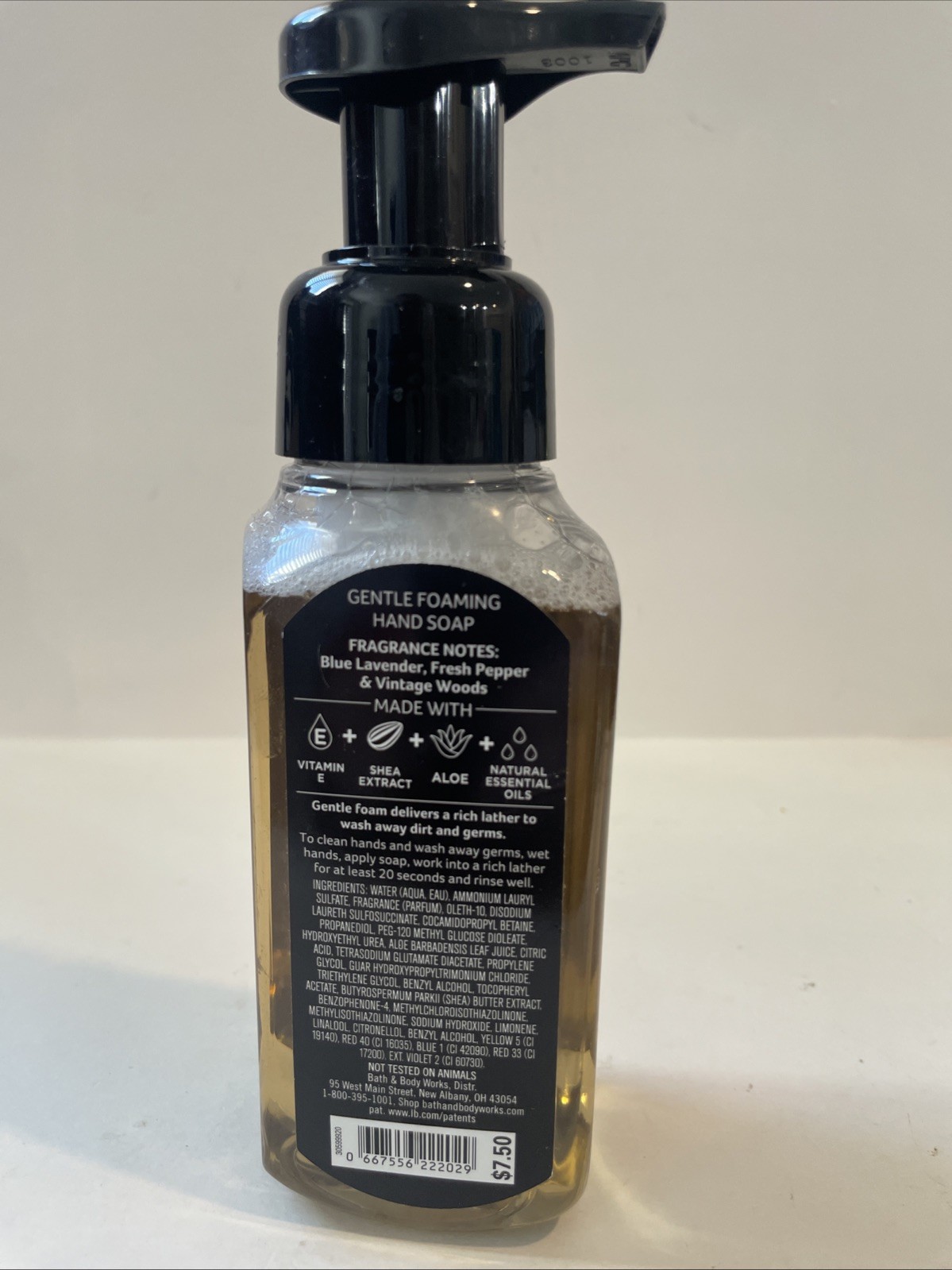Bath & Body Works Men’s Collection Gentle Foaming Hand Soap VINTAGE 8.75 Fl Oz