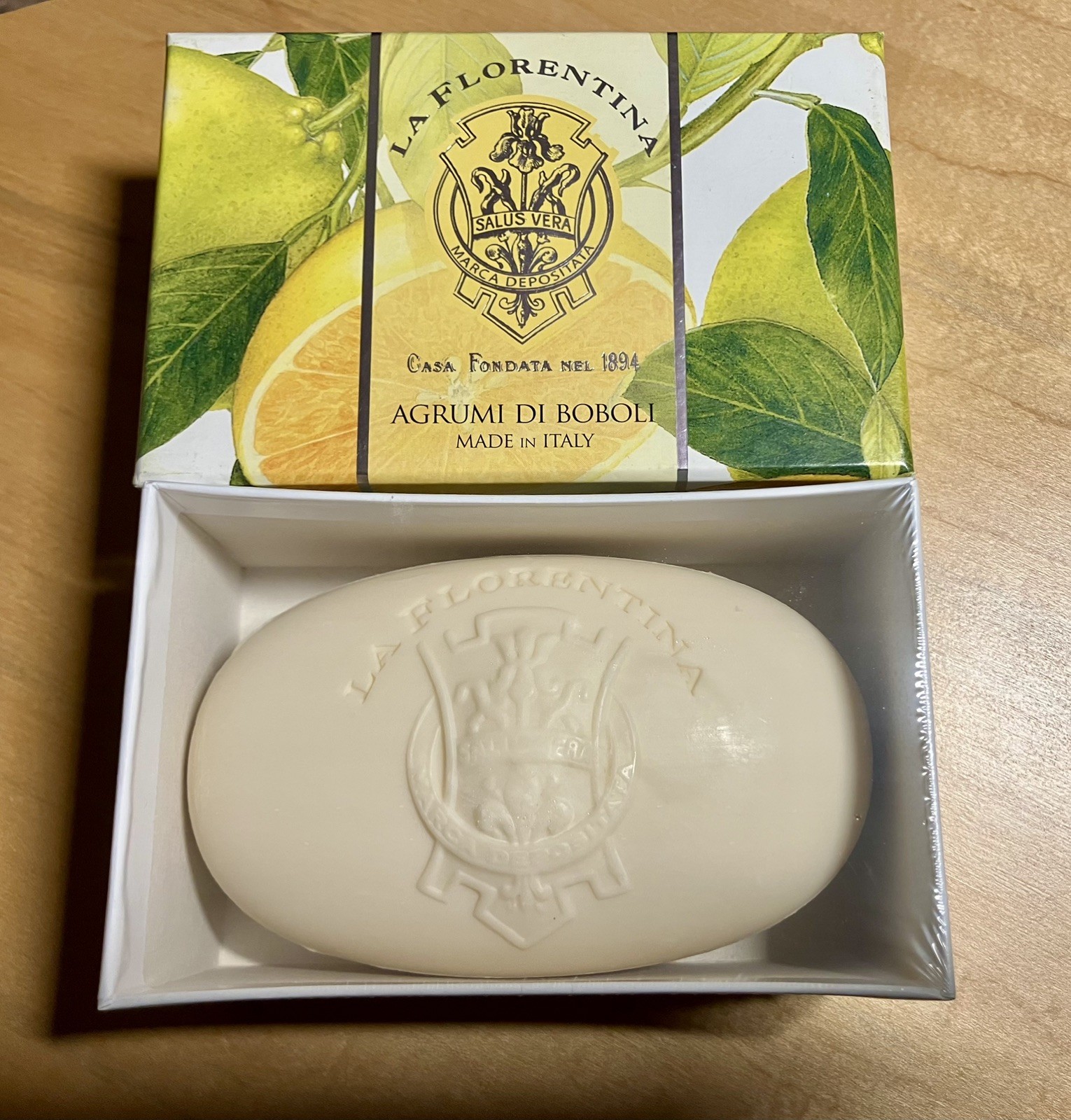 LA FLORENTINA AGRUMI DI BOBOLI Large Bath Soap 🧼 10.5 OZ Made in Italy 🇮🇹