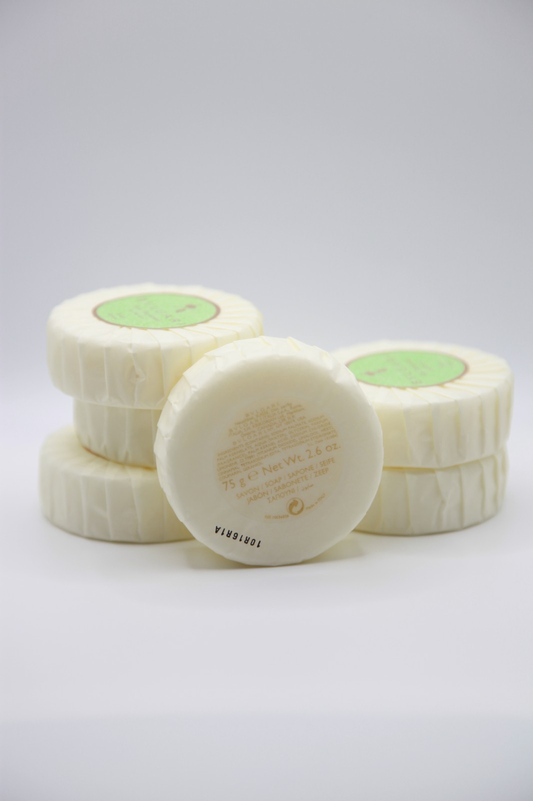 BVLGARI au thé Vert (Green Tea) Soap – 2.6oz / 75g Pack Of 12 NEW