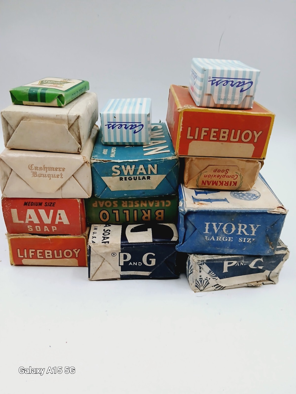 Vintage Mixed Lot Bar Soap Ivory, Lava, P&G, Brilliant, Swan, Octagon, Lifebuoy