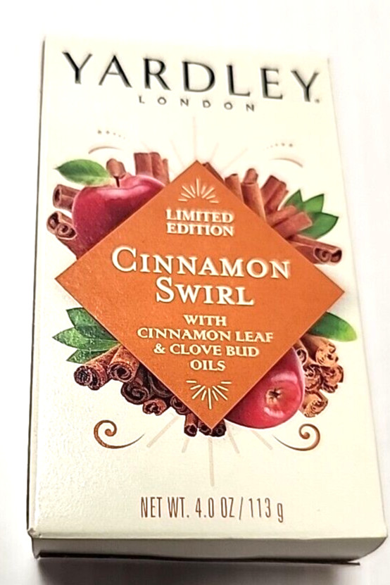 Yardley 1 Cinnamon Swirl With Cinnamon Leaf & Clove Bud Oils Limited Edition 4.0