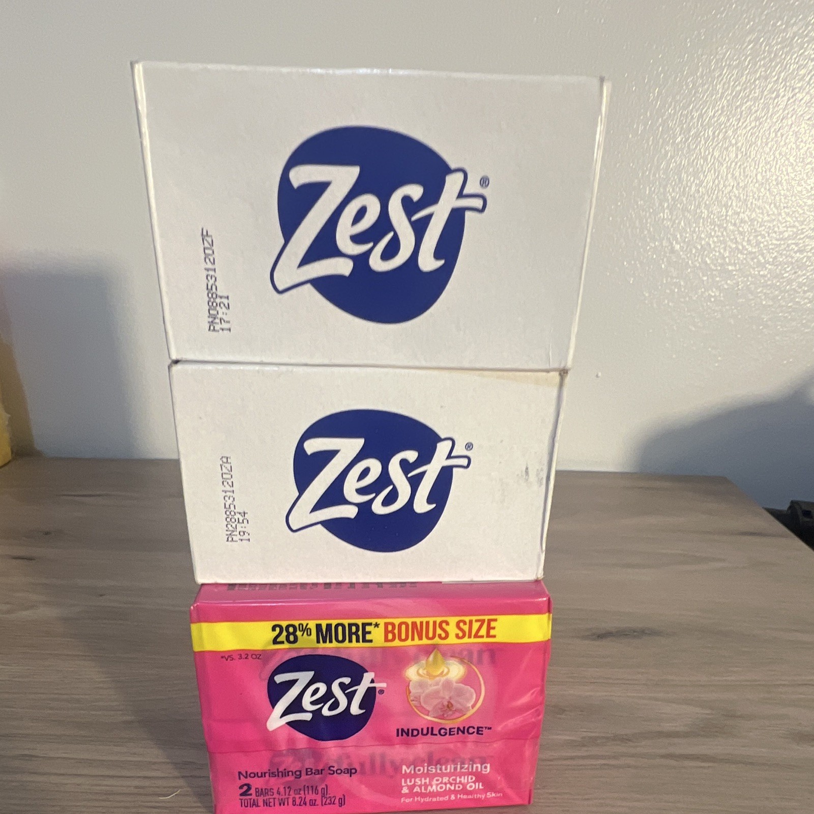 Zest Indulgence Nourishing Bar Soap Moisturizing Lush Orchid Almond Oil 8.24oz