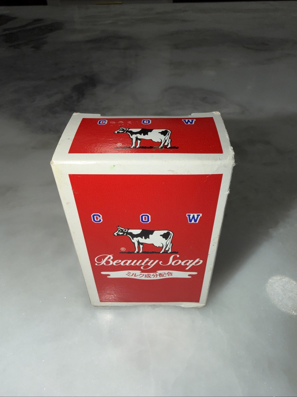 COW BRAND Bar Soap RED BOX, Rose Scent 3.5 fl Oz , Made in JAPAN