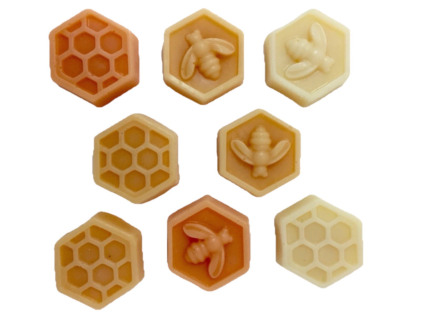 Soap HANDMADE: Honey Bee Soaps, 8 Individual Soaps Per Order, Guest Soap, Gifts