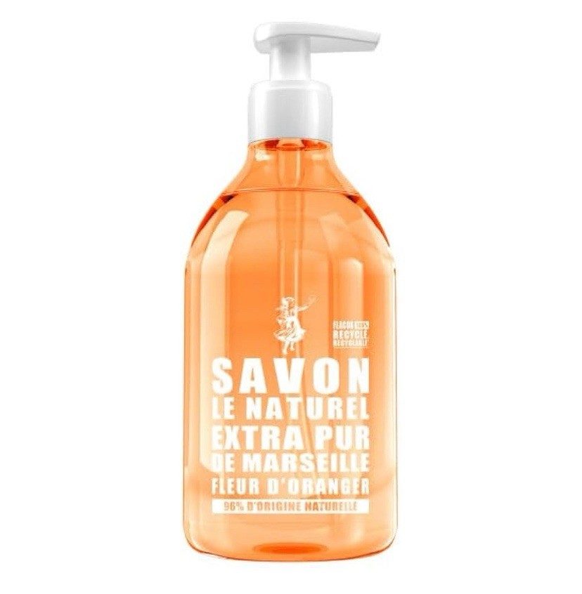 SAVON DE MARSEILLE Orange Blossom Natural France Shower Gel Soap 500 mL NEW
