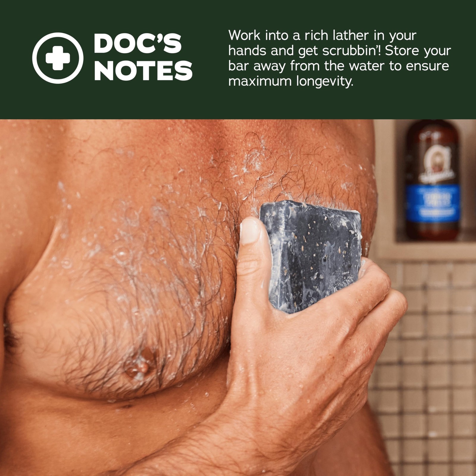 Dr. Squatch Natural Men’s Bar Soap – Cold Process Body 5 Ounce (Pack of 3)