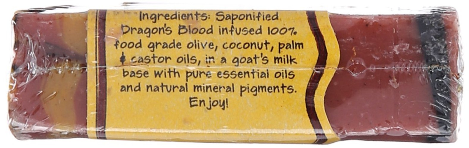 Zum Bar 3 Ounce Dragon’s Blood Soap, Gentle Moisturizing Cleanser for Adults