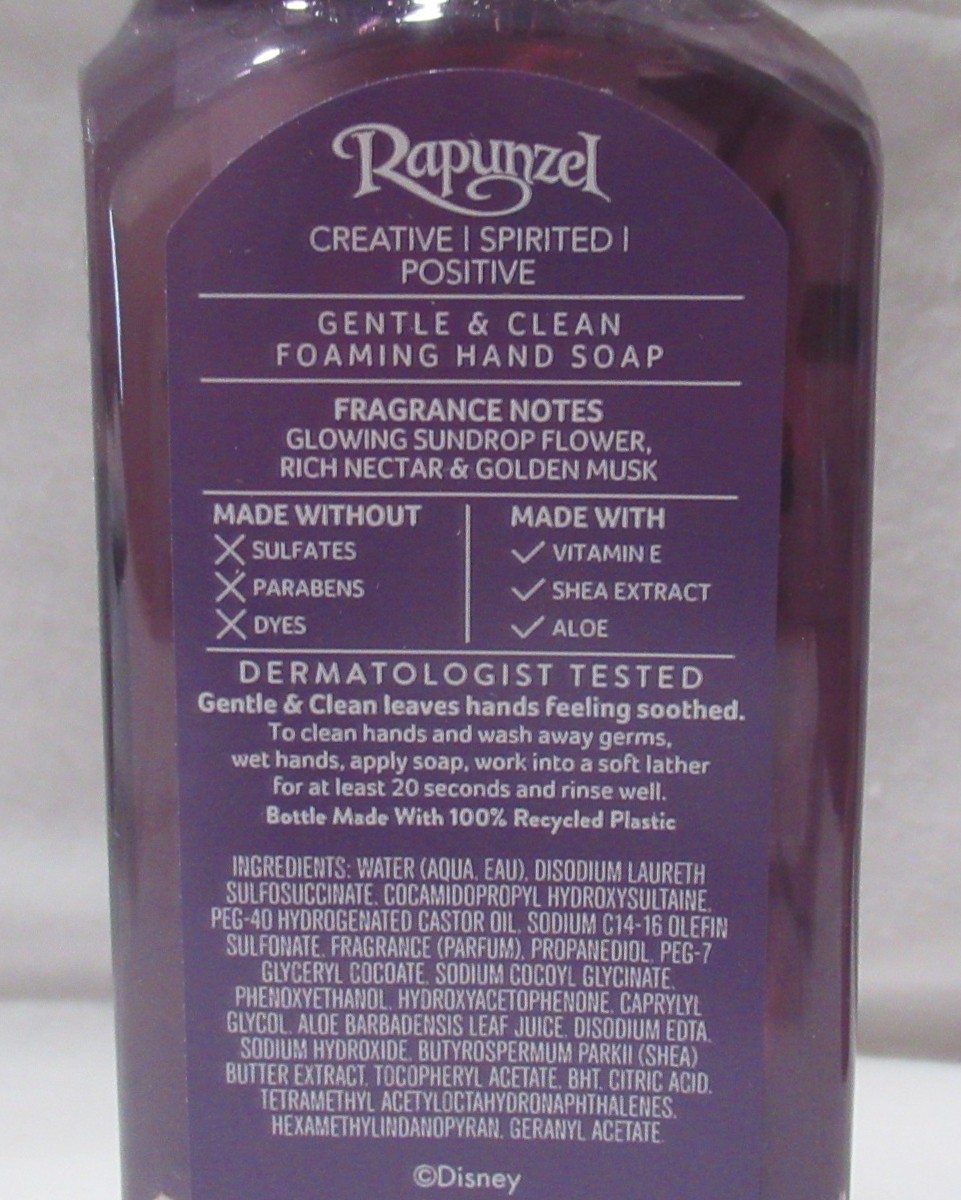 Bath & Body Works Gentle & Clean Foaming Hand Soap 2 Disney Princess RAPUNZEL