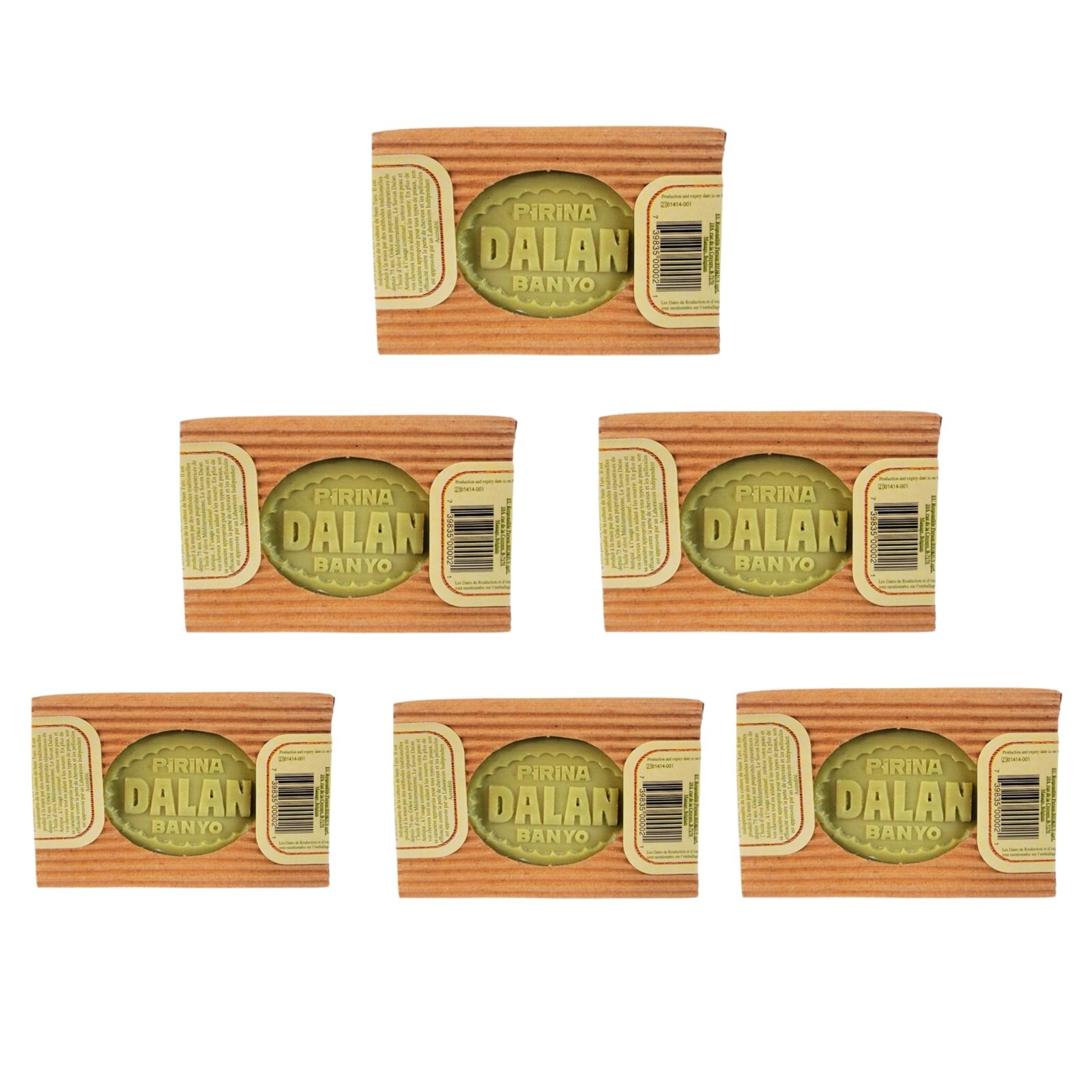 Dalan Antique Olive Oil Bar Soap 100% Natural 170 gr (1-3-6-16-36- Pack)