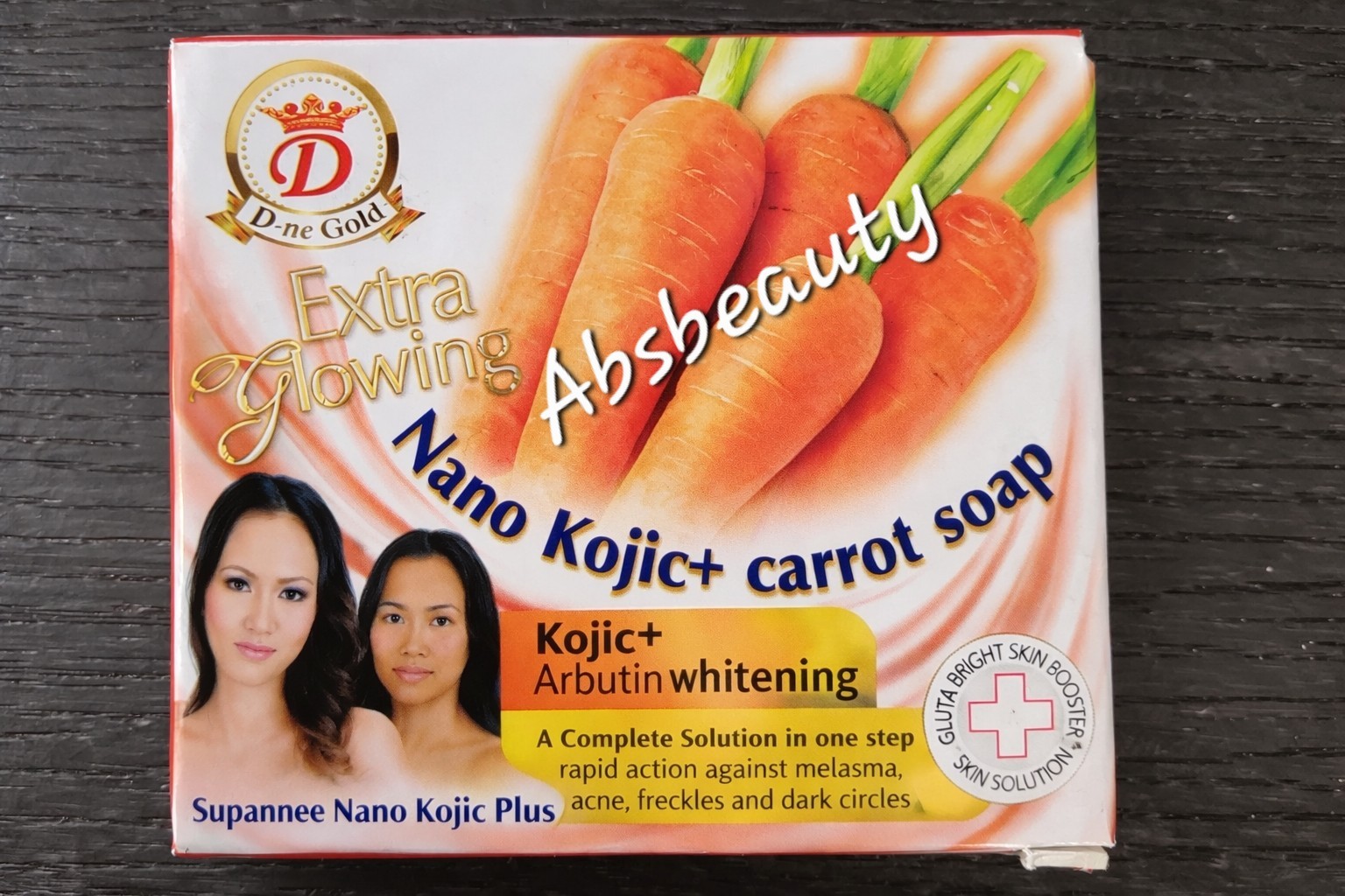 2×Extra Glowing Kojie Plus Carrot Soap 75g 💯✅️👍