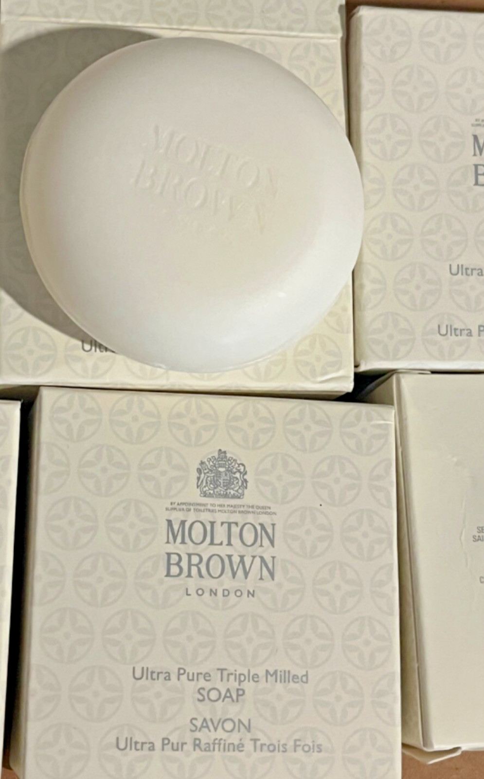 Lot of 3 Molton Brown Ultra Pure Triple Milled Soap Travel 1.59oz/45g Each New