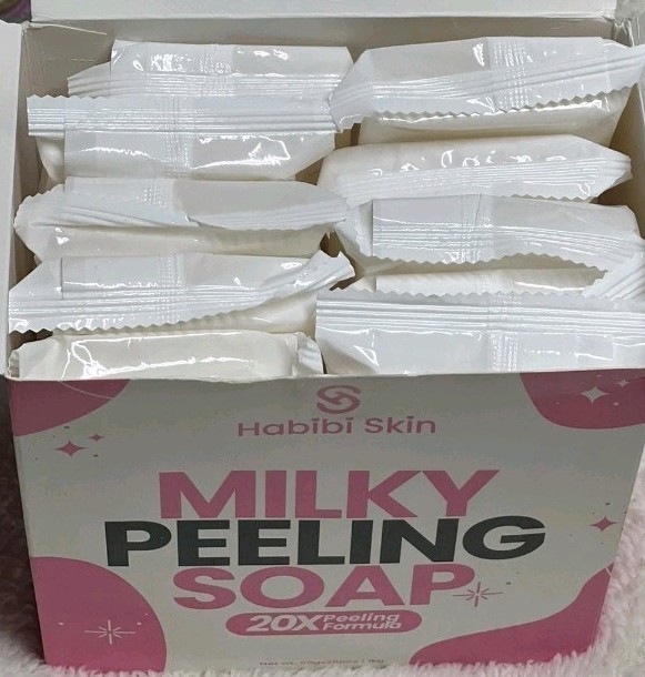Habibi Skin Milky Peeling Soap 50g x 5 Bar Made In Philippines New