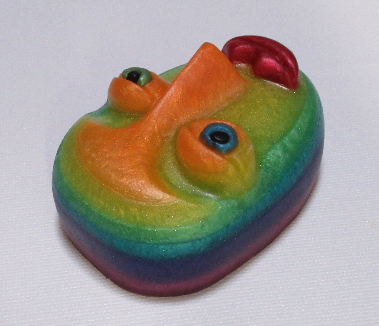 Be-YOU-tiful, our rainbow-hued FACE SOAP in coriander,sage,cedar& citrus scent
