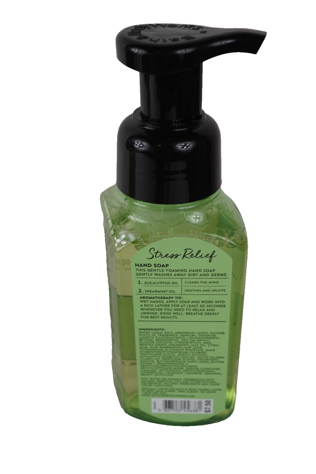 BATH & BODY WORKS AROMATHERAPY STRESS RELIEF EUCALYPTUS SPEARMINT HAND SOAP