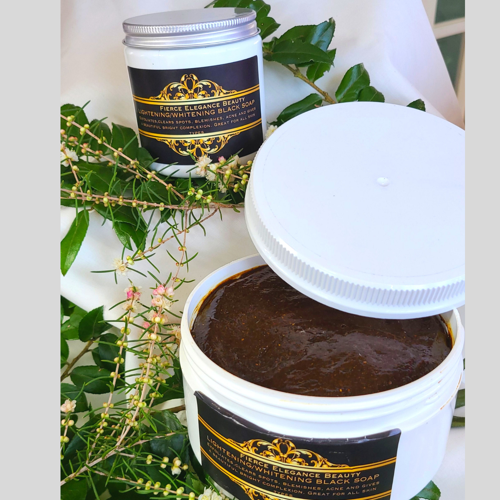 Lightening black soap, Organic Lightening Soap, Black Soap, Handmade Soap