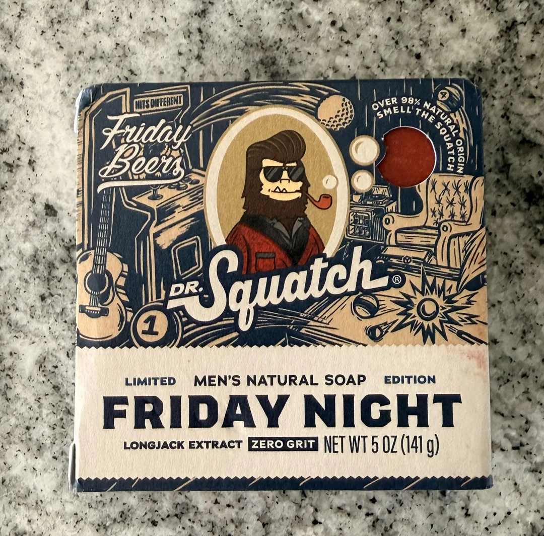 Dr. Squatch Limited Edition Bar Friday Night Beers Mens Soap Whiskey Business